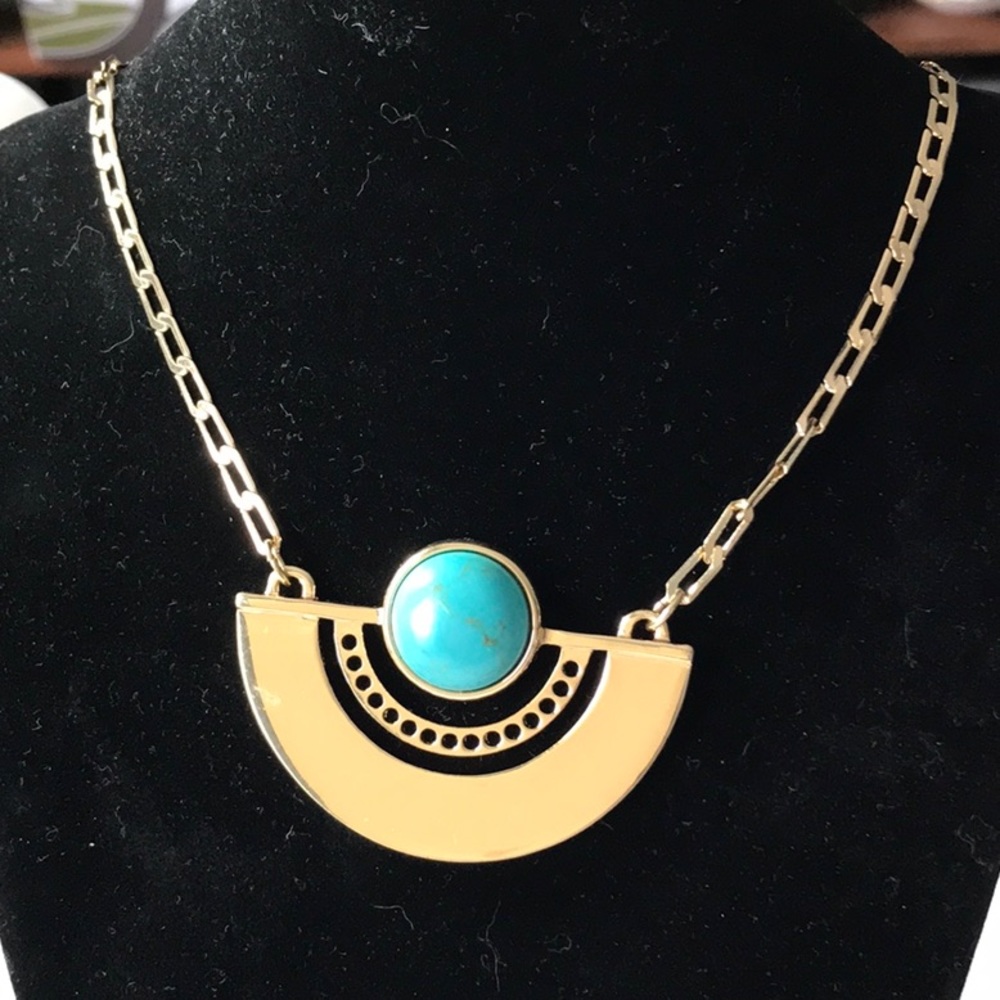 Vineyard Haven necklace with blue stone NEW with tags